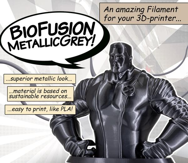 BioFusion Metallic Grey Filament