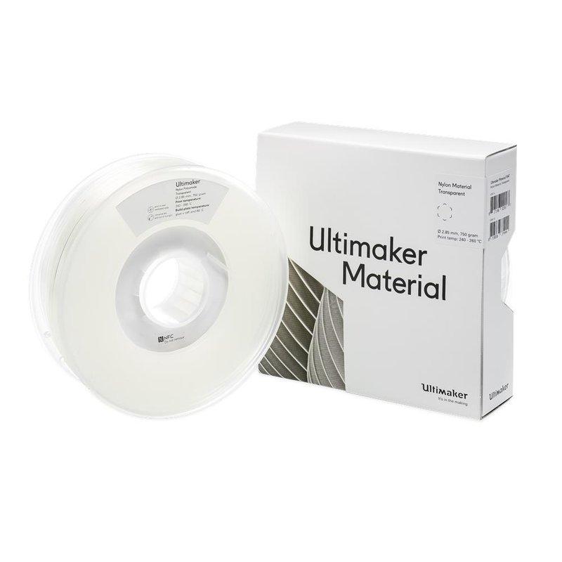 Ultimaker Nylon Transparent Filament